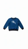 Çocuk Sweatshirt / Logo Baskılı - Parlament Mavisi thumbnail 2