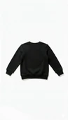 Çocuk Sweatshirt / Logo Baskılı - Siyah thumbnail 3