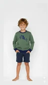 Çocuk Sweatshirt / Logo Baskılı - Çam thumbnail 1