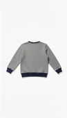 Çocuk Sweatshirt / Logo Baskılı - Gri thumbnail 3