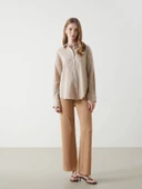 LCW Vision BEJ Dokulu Kadın Gömlek thumbnail 2