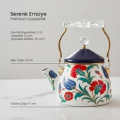 Serenk Emaye Premium Çaydanlık thumbnail 6