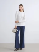 LCWAIKIKI Basic Bej Bisiklet Yaka Kadın Body thumbnail 3