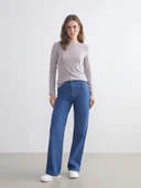 LCWAIKIKI Basic Pembe Bisiklet Yaka Kadın Body thumbnail 3