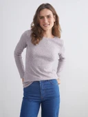 LCWAIKIKI Basic Pembe Bisiklet Yaka Kadın Body thumbnail 1