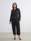LCWAIKIKI Basic Siyah Bisiklet Yaka Kadın Body thumbnail 6