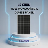 Lexron 110W Monokristal Güneş Paneli thumbnail 1