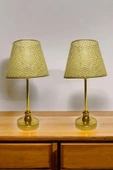 RATTAN MODEL KONİK GECE VE MASA LAMBALARI thumbnail 1