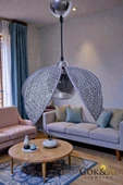 Rattan Pervane Model Sarkıt Avize Salon Oturma Odası Hol Antre Mutfak thumbnail 2