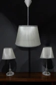 Tül Model Takım Sarkıt Avize Gece Ve Masa Lambası thumbnail 1