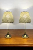 RATTAN MODEL KONİK GECE VE MASA LAMBALARI thumbnail 2