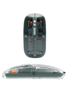 Çift Mod Bağlantılı Kablosuz Mouse Bluetooth ve USB Alıcılı thumbnail 5