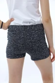 Toontoy Kız Çocuk Baskılı Beli Lastikli Cepli Basic Crop Şort thumbnail 2