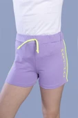 Toontoy Kız Çocuk Baskılı Beli Lastikli Basic Şort thumbnail 4
