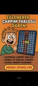 Çarpım Tablosu Öğrenme Seti thumbnail 1