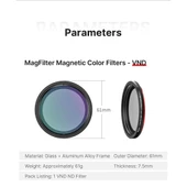 Ulanzi MagFilter 1-5 Stop Variable ND Filtre thumbnail 3
