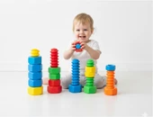 Montessori Sayma ve İstifleme Oyuncakları (Küçük Çocuklar İçin) thumbnail 1