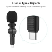 Boya BY-M100UC Kompakt Type-c Telefon Mikrofonu thumbnail 2