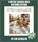 Orman Macerası Dev Rulo Boyama Kitabı 4 Metre 45 cm Genişlik thumbnail 1