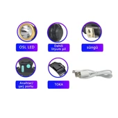 Şarjlı Baret Lambası Osl Led  Wt-065 thumbnail 4
