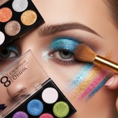 8 Renk Glitter Far Paleti - 2'li Set thumbnail 2
