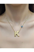 Jadem Gold K Harfli Çelik Kolye thumbnail 3