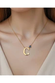 Jadem Gold C harfli Çelik Kolye thumbnail 2