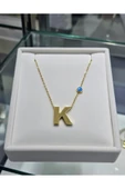 Jadem Gold K Harfli Çelik Kolye thumbnail 1
