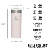 Stanley TheAeroLight 470 ml Unisex Termos - Rose thumbnail 2