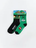 LCW Kids Karışık Minecraft Baskılı Erkek Çocuk Soket Çorap 5'li thumbnail 2