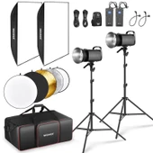Neewer S101-400W 2'li Stüdyo Flaş Seti thumbnail 1
