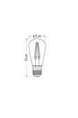 Cata Ct-4284 6w E-27 220v Rustik Led Ampul Amber thumbnail 2