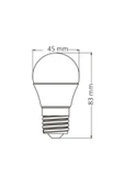 Noas 6 Watt Led Ampul 3200K Sarı Işık E27 thumbnail 2