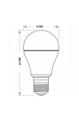 Cata 12 Watt E27 Duylu Beyaz Led Ampul thumbnail 3