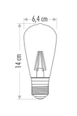Cata 4w E27 2700k Amber Renk Rustik Led Ampul Ct-4350 thumbnail 2
