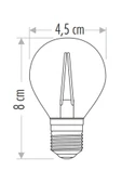 Cata 4w E27 2700k Amber Renk Rustik Led Ampul Ct-4288 thumbnail 2