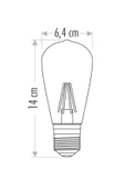 Cata Ct-4353 Rustik Led Ampul Beyaz Renk thumbnail 4