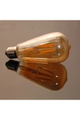Cata 8w E27 Amber Renk Rustik Led Ampul Ct-4290 thumbnail 3