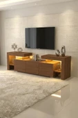 BURC LEDLİ TV ÜNİTESİ 200 CM thumbnail 3