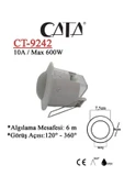 Cata Ct- 9242 Sıva Altı Hareket Sensörü thumbnail 1