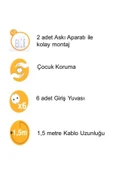 VİKO Multi-let Altılı Şok Korumalı Priz thumbnail 2