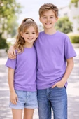 Unisex Basic Kısa Kollu Çocuk T-Shirt thumbnail 9