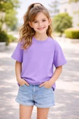 Unisex Basic Kısa Kollu Çocuk T-Shirt thumbnail 10