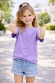 Unisex Basic Kısa Kollu Çocuk T-Shirt thumbnail 11