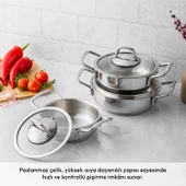 Emsan Demre 6 Parça Çelik Sahan Set thumbnail 2