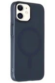 iPhone 11 Tuna PC Slim Magsafe Kapak - Lacivert thumbnail 1
