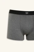 Defacto K7635 Siyah Regular Fit 3'lü Boxer thumbnail 4