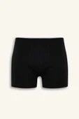 Defacto G2983AXBK81 Siyah Regular Fit 3'lü Boxer thumbnail 5