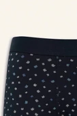 Defacto E7210 Lacivert Regular Fit Çiçekli 3'lü Boxer thumbnail 4