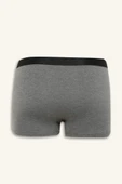 Defacto K7635 Siyah Regular Fit 3'lü Boxer thumbnail 3